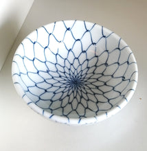 Indlæs billede til gallerivisning Japansk Skål med Klassisk Blåt Mønster