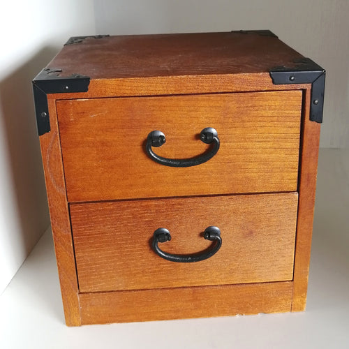 Lille Simpel Vintage Japansk Kommode