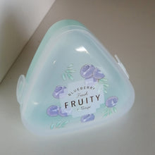 Indlæs billede til gallerivisning Fruity Onigiri Madkasse i Mint med Blåbær