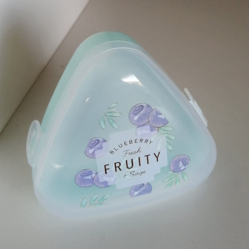 Fruity Onigiri Madkasse i Mint med Blåbær