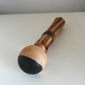 Vintage Mellem Kokeshi Dukke i Træ-Nuancer