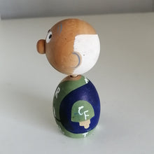 Indlæs billede til gallerivisning Vintage Japansk Kokeshi i Grøn Kimono