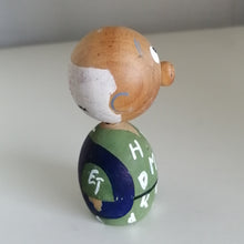 Indlæs billede til gallerivisning Vintage Japansk Kokeshi i Grøn Kimono