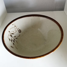 Indlæs billede til gallerivisning Lille, Vintage Japansk Ramen Skål i Brun og Beige