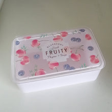 Indlæs billede til gallerivisning Fruity Square Madkasse i Lavendel med Blåbær og Kirsebær