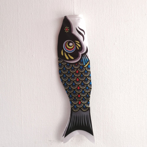 Koinobori Fisk til Ophæng, Sort (61,5 cm)