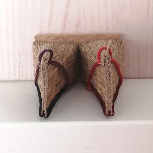 Vintage Dukke Par i Trekanter