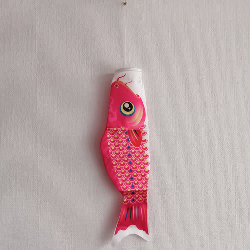 Koinobori Fisk til Ophæng, Pink (51,5 cm)