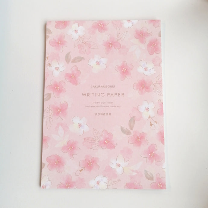 Sakura Blok (18 sider) i Lys Pink