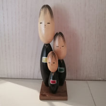 Indlæs billede til gallerivisning Vintage Japansk Kokeshi Dukke Familie