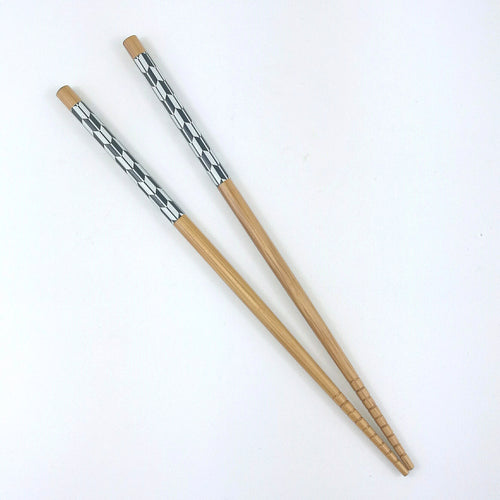 Japanske Bambus Hashi (Spisepinde) med Fjer-Faner