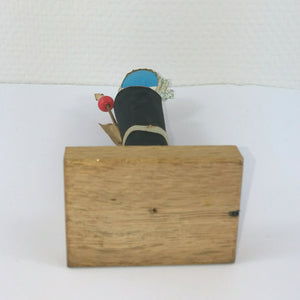 Vintage Kokeshi Dukke i Traditionelt Tøj