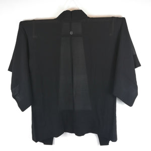 Japansk Haori Jakke i Sort med Monogram