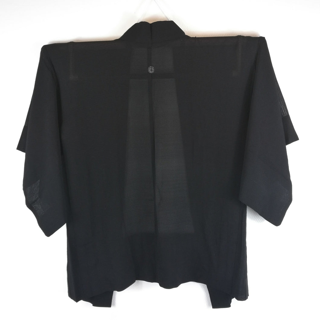 Japansk Haori Jakke i Sort med Monogram