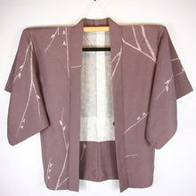 Indlæs billede til gallerivisning Japansk Haori Jakke i Lilla med Græne