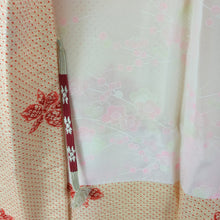 Indlæs billede til gallerivisning Japansk Haori Jakke i Creme med Blomster
