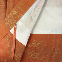 Indlæs billede til gallerivisning Japansk Haori Jakke i Orange med Blomster