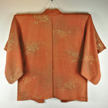 Indlæs billede til gallerivisning Japansk Haori Jakke i Orange med Blomster