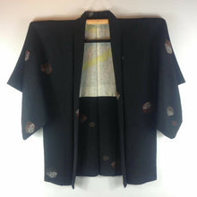 Indlæs billede til gallerivisning Japansk Haori Jakke i Sort med Traditionelt Mønster