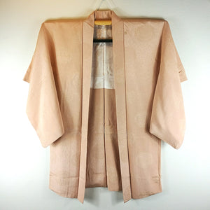 Japansk Haori Jakke i Pink med Traditionelt Mønster
