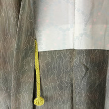 Indlæs billede til gallerivisning Japansk Haori Jakke i Grønlig Grå med Abstrakt Mønster