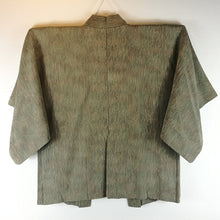 Indlæs billede til gallerivisning Japansk Haori Jakke i Grønlig Grå med Abstrakt Mønster