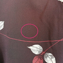 Indlæs billede til gallerivisning Japansk Haori Jakke i Bordeaux med Blade