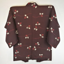 Indlæs billede til gallerivisning Japansk Haori Jakke i Bordeaux med Blade