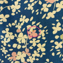 Indlæs billede til gallerivisning Vintage Japansk Haori Jakke i Blå med Blomster
