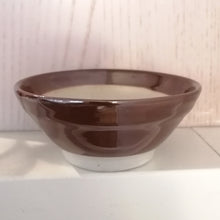 Indlæs billede til gallerivisning Japansk Skål i Brun med Riller