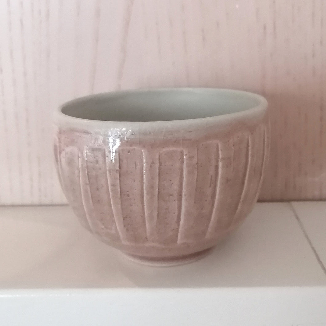 Japansk Matcha Skål med Mønster i Pink