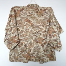 Indlæs billede til gallerivisning Japansk Haori Jakke i Knækket Hvid med Blomster