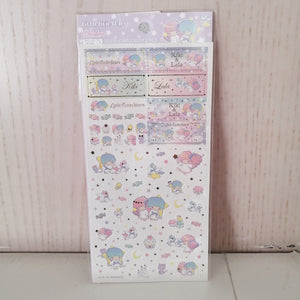 Little Twin Stars 'Pearl Stickers' Klistermærke Sæt fra Sanrio