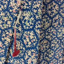 Indlæs billede til gallerivisning Vintage Japansk Haori Jakke i Blå med Blomster