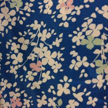 Indlæs billede til gallerivisning Vintage Japansk Haori Jakke i Blå med Blomster